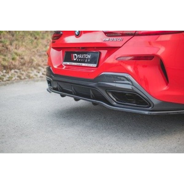 Maxton Central Rear Splitter (with Vertical Bars) Bmw 8 Coupe M-Pack G15 - Image 3