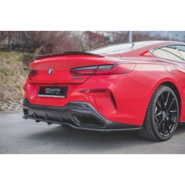 Maxton Central Rear Splitter (with Vertical Bars) Bmw 8 Coupe M-Pack G15 - Image 2