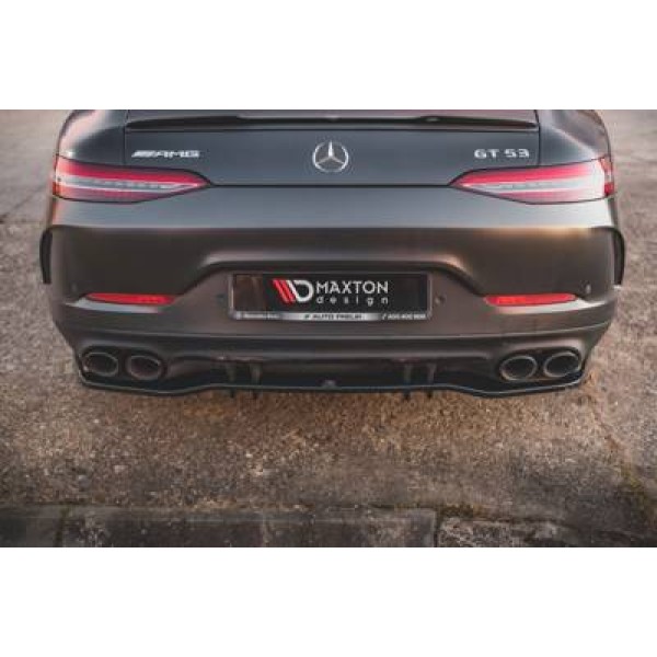 Maxton Central Rear Splitter (with Vertical Bars) Mercedes-Amg 53 4 Door Coupe - Image 2
