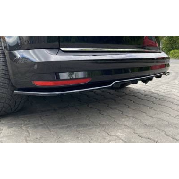 Maxton Central Rear Splitter (with Vertical Bars) Volkswagen Caddy Mk. 4