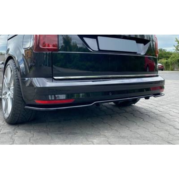 Maxton Central Rear Splitter (with Vertical Bars) Volkswagen Caddy Mk. 4 - Image 2