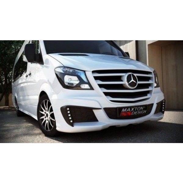 Maxton Front Bumper Mercedes Sprinter 2013-Up Without Led - Image 2