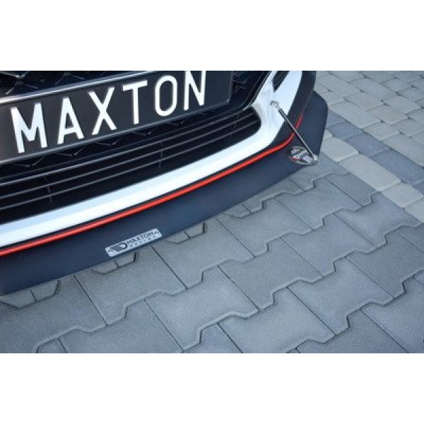 Maxton Front Racing Splitter Hyundai I30 Mk3 N