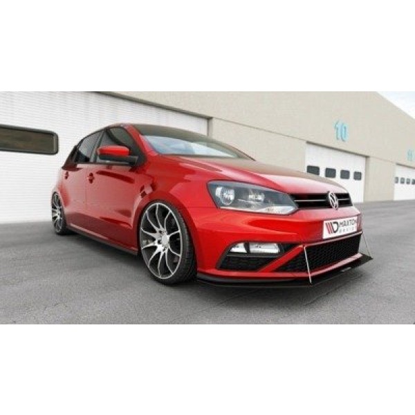 Maxton Front Racing Splitter Vw Polo Mk5 Gti Facelift - Image 2