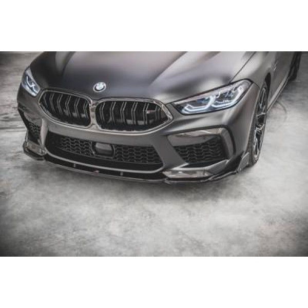 Maxton Front Splitter V.1 + Flaps Bmw M8 Gran Coupe F93