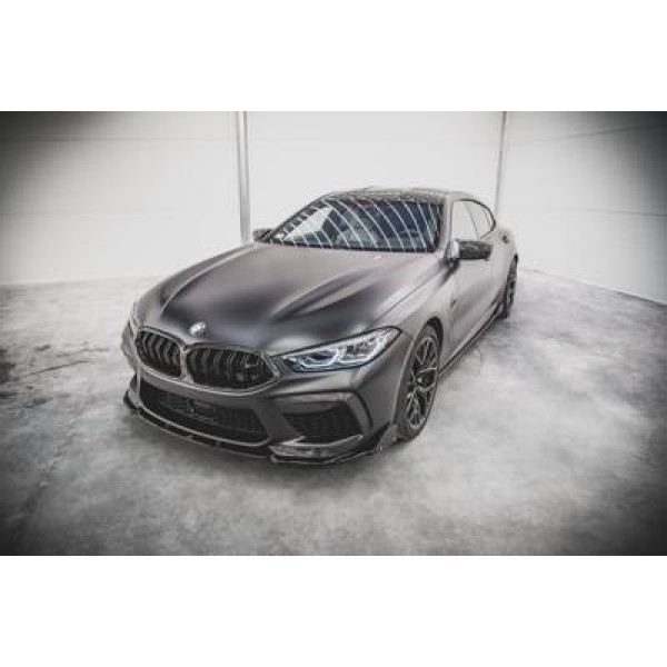Maxton Front Splitter V.1 + Flaps Bmw M8 Gran Coupe F93 - Image 2