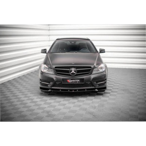 Maxton Front Splitter V.1 Mercedes-Benz C Coupe Amg-Line C204 - Image 2