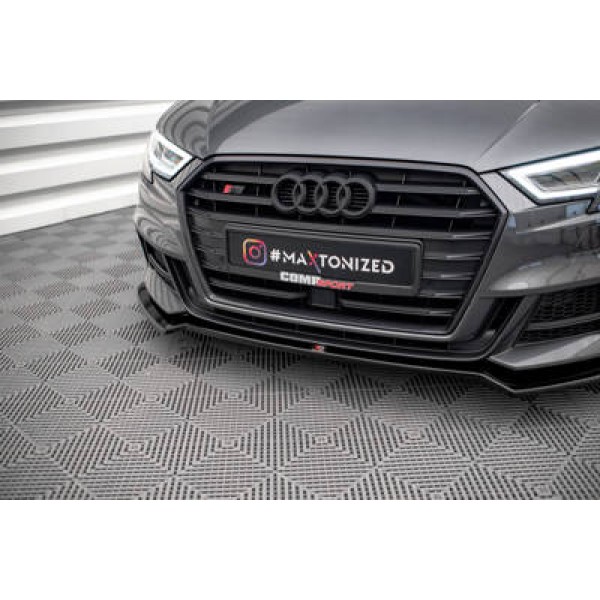 Maxton Front Splitter V.2 Audi S3 Sportback 8v Facelift - Image 3