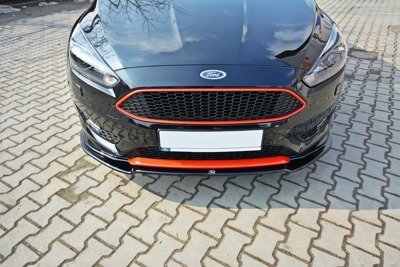 Maxton Front Splitter V.2 Ford Focus St-Line Mk3 Fl