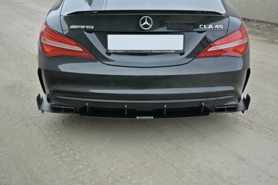Maxton Racing Rear Side Splitters Mercedes Cla A45 Amg C117 Facelift