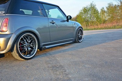 Maxton Racing Side Skirts Diffusers Mini R53 Cooper S Jcw