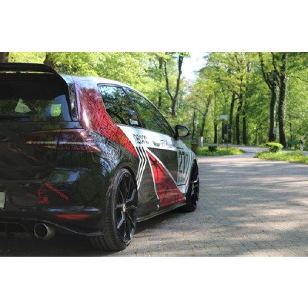 Maxton Racing Side Skirts Diffusers Vw Golf Vii Gti Clubsport - Image 2