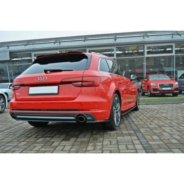 Maxton Rear Side Splitters Audi A4 B9 S-Line