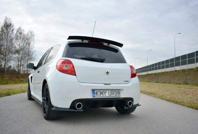 Maxton Rear Side Splitters Renault Clio Mk3 Rs Facelift
