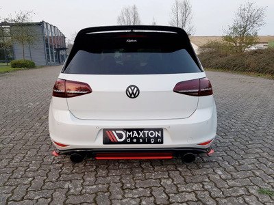 Maxton Rear Side Splitters Vw Golf Mk7 Gti Clubsport
