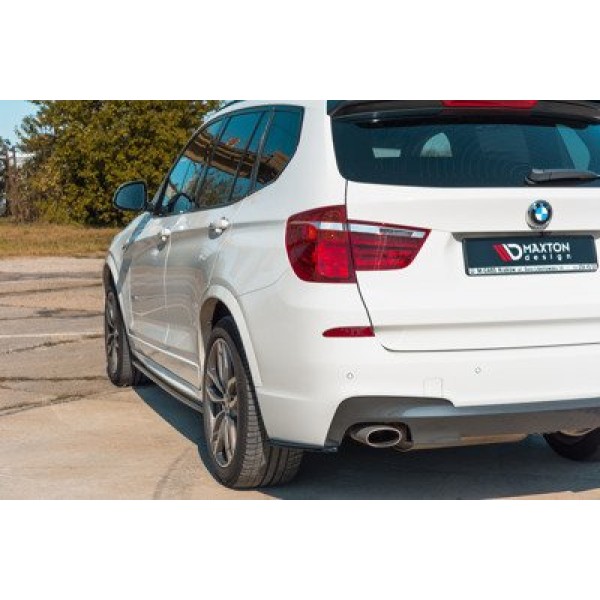 Maxton Rear Side Splitters For Bmw X3 F25 M-Pack Facelift - Image 2