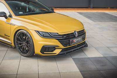 Maxton Racing Durability Front Splitter + Flaps Volkswagen Arteon R-Line