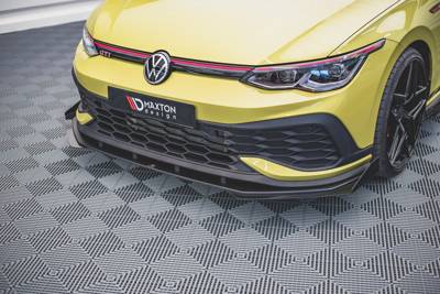 Maxton Racing Durability Front Splitter + Flaps Volkswagen Golf 8 Gti Clubsport