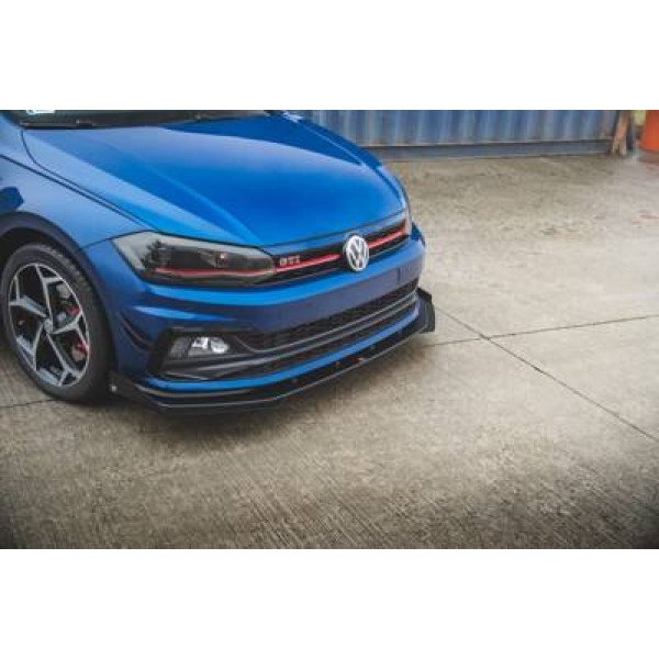 Maxton Racing Durability Front Splitter + Flaps Volkswagen Polo Gti Mk6 - Image 2