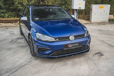Maxton Racing Durability Front Splitter Vw Golf 7 R / R-Line Facelift