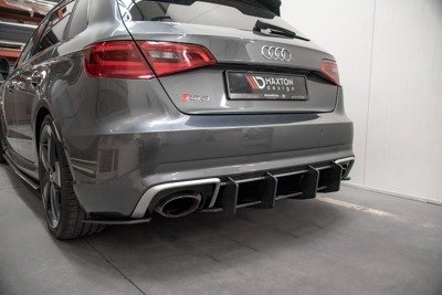 Maxton Racing Durability Rear Diffuser V.2 Audi Rs3 8v Sportback