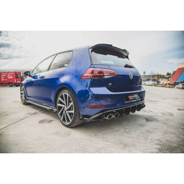 Maxton Racing Durability Rear Diffuser Vw Golf 7 R Facelift