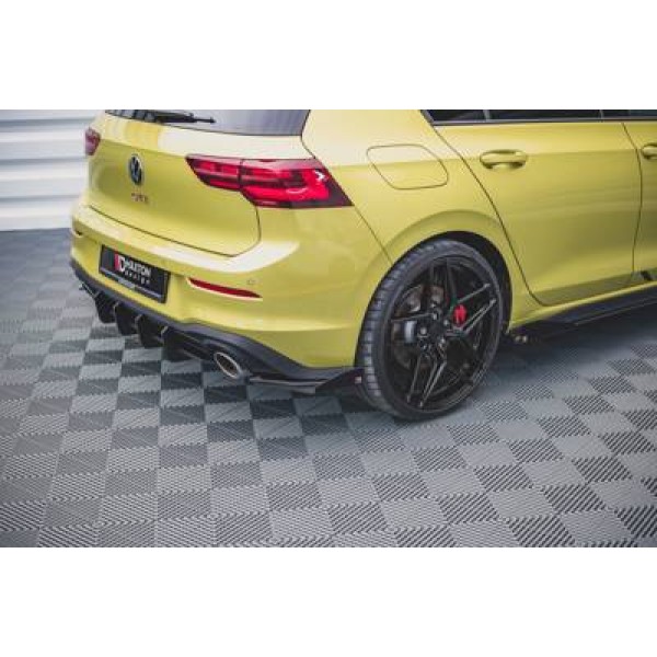 Maxton Racing Durability Rear Side Splitters + Flaps Volkswagen Golf 8 Gti Clubsport