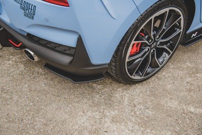 Maxton Racing Durability Rear Side Splitters Hyundai I30 N Mk3 Hatchback