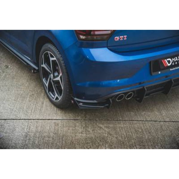 Maxton Racing Durability Rear Valance + Flaps Volkswagen Polo Gti Mk6