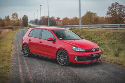Maxton Racing Durability Side Skirts Diffusers + Flaps Volkswagen Golf Gti Mk6
