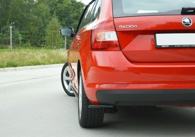 Maxton Rear Side Splitters Skoda Rapid Spaceback