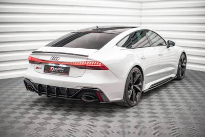 Maxton Rear Side Splitters V.1 Audi Rs6 C8 / Rs7 C8