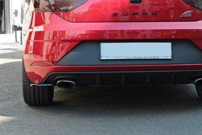 Maxton Rear Side Splitters V.1 Seat Leon Cupra Mk3 Fl Hatchback