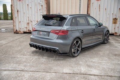 Maxton Rear Side Splitters V.2 Audi Rs3 8v Sportback