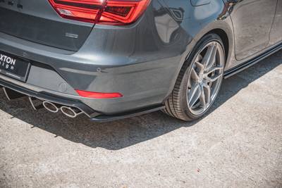 Maxton Rear Side Splitters V.2 Seat Leon Cupra Mk3 Fl Sportstourer