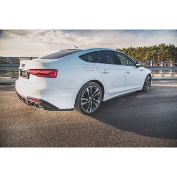Maxton Rear Side Splitters For Audi S5 Sportback F5 Facelift