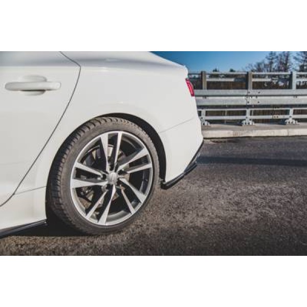 Maxton Rear Side Splitters For Audi S5 Sportback F5 Facelift - Image 2
