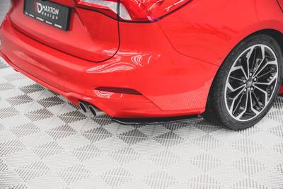 Maxton Rear Side Splitters For V.1 Ford Focus St-Line Estate Mk4