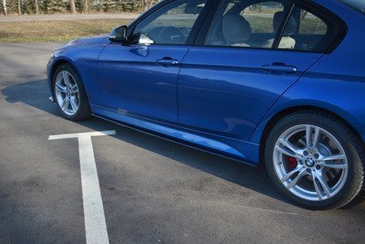 Maxton Side Skirts Diffusers Bmw 3-Series F30 Phase-Ii Sedan M-Sport