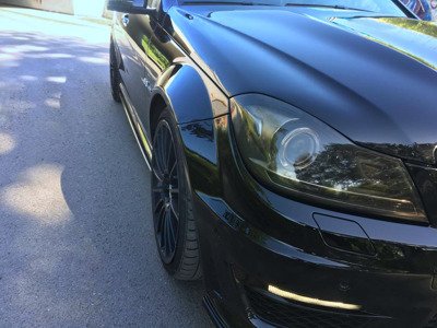 Maxton Side Skirts Diffusers Mercedes-Benz Amg C63 W204 Facelift