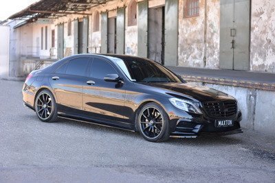 Maxton Side Skirts Diffusers Mercedes-Benz S-Class Amg-Line W222