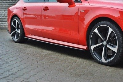 Maxton Side Skirts Diffusers Audi S7 / A7 S-Line C7 Fl