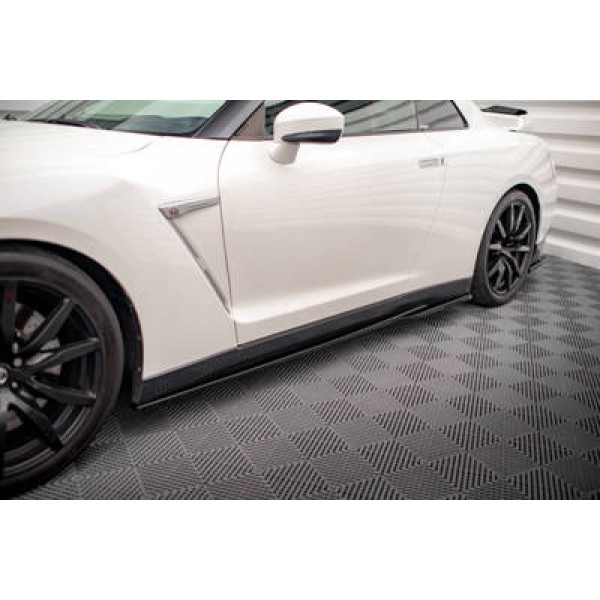Maxton Side Skirts Diffusers Nissan Gtr R35 Facelift - Image 3