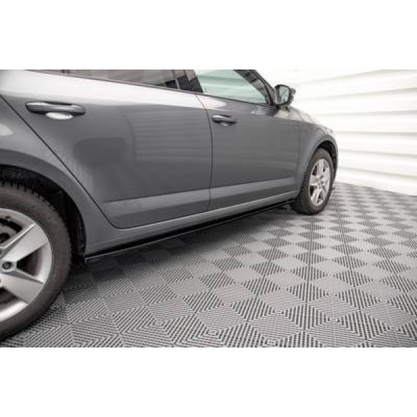 Maxton Side Skirts Diffusers Skoda Octavia Mk3 Facelift - Image 2