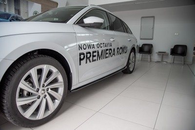 Maxton Side Skirts Diffusers V.1 Skoda Octavia Mk4