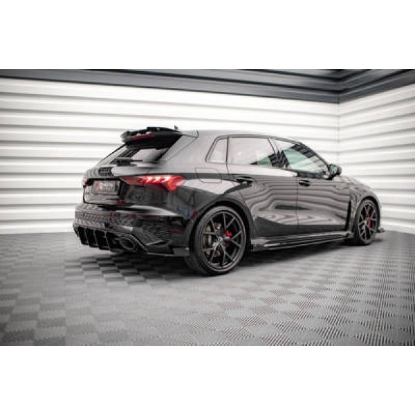 Maxton Street Pro Side Skirts Diffusers + Flaps Audi Rs3 Sportback 8y - Image 2