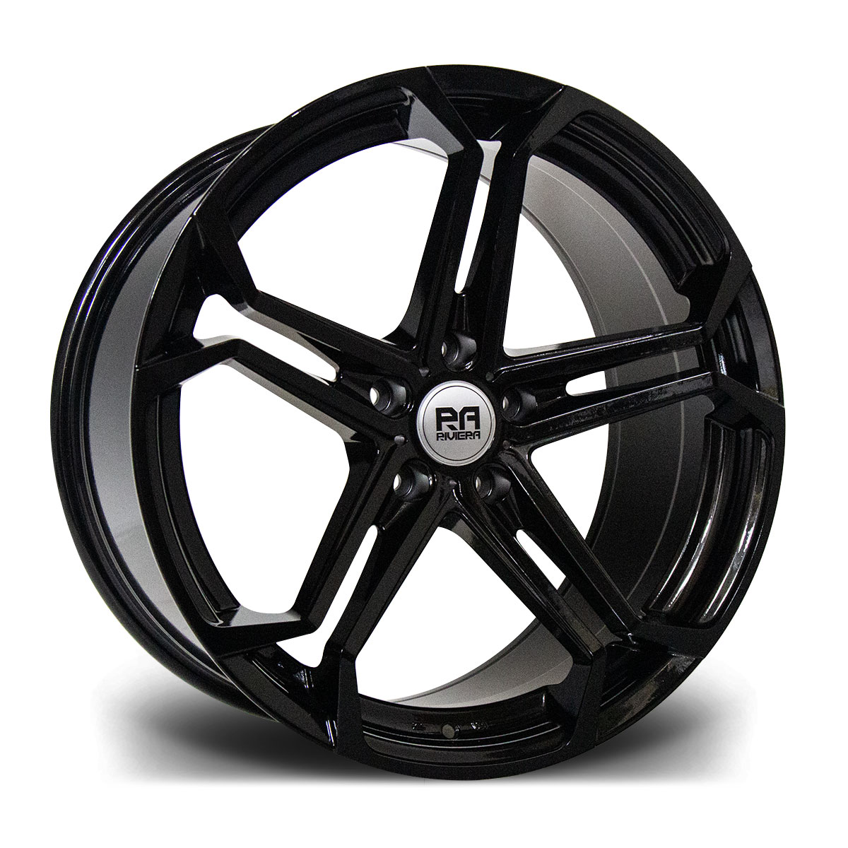 Llanta Riviera Wheels ATLAS Gloss Black 10.0x20" 5x120 ET38 CB72.6