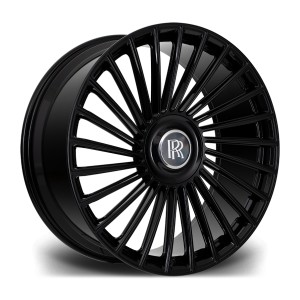 Llanta Riviera Wheels FG2 Matt Black 10.0x24" 5x112 ET20 CB66.6