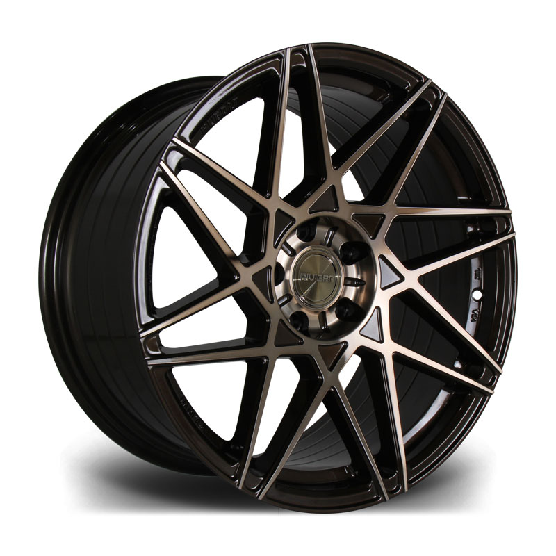 Llanta Riviera Wheels RF2 Bronze Double Dark Tint 9.5x19" 5x120 ET38 CB73.1