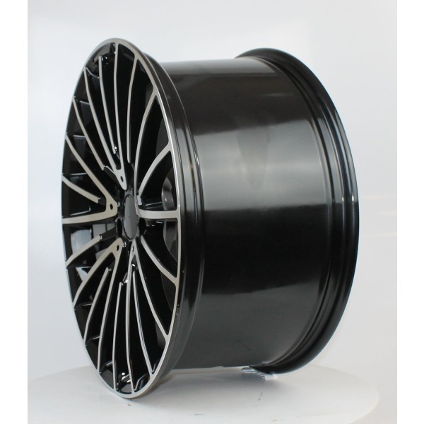 Llanta Italian Wheels STYLE MERCEDES MORITZE rear NEGRO PULIDO 9.5x19" 5x112 ET45 CB66.5 - Image 2